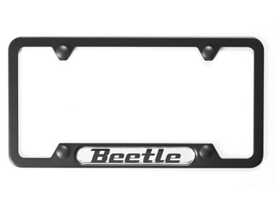 2013 Volkswagen Beetle License plate frame - Beetle Black 5C0-071-801-K