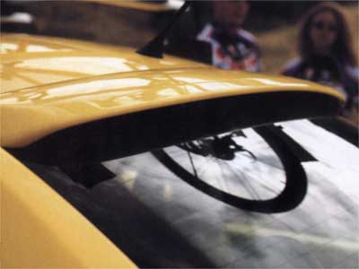 2007 Volkswagen New Beetle Glass Mount Spoiler - painted
