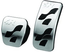 2005 Volkswagen Jetta R-Line Aluminum Pedal Caps and Footrest
