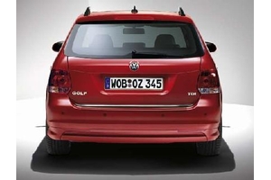 2009 Volkswagen Jetta Sportwagen Rear Valance w/ Diffuser Exit left exhaust Painted