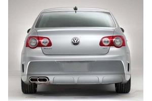 2010 Volkswagen passat hi def rear bumper - dual tone - fwd - painted