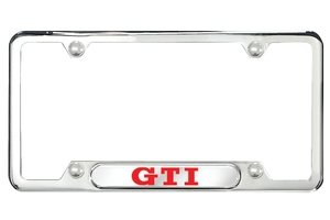 2015 Volkswagen GTI License plate frame - GTI (Red) ZVW-355-025