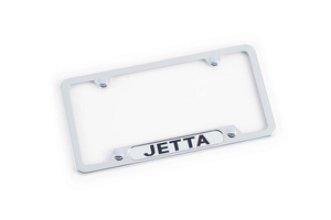 2014 Volkswagen Jetta Polished License Plate Frame - Jetta ZVW-355-011