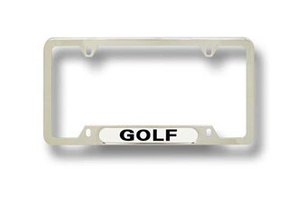 2011 Volkswagen Golf License plate frame `Golf` ZVW-355-013
