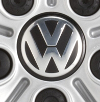 2015 Volkswagen Passat Wheel Center Cap - Silver/Black 3B7-601-171-XRW