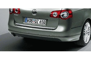 2007 Volkswagen Passat Rear valance- Exhaust exit on left I4/V6 - painted